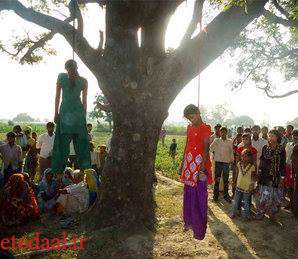 کشف اجساد آویزان به درخت 2 دختر در هند/عکس +16