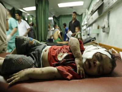 یک چهارم کشته شدگان غزه، کودک هستند