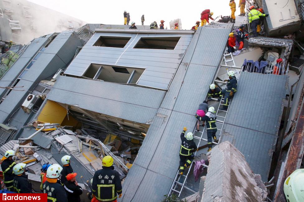 خسارات سنگین زلزله در تایوان