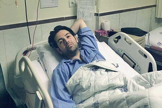 خواننده پاپ روی تخت بیمارستان /عکس