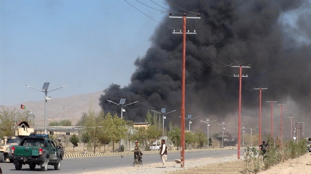 حمله طالبان به نیروهای نظامی افغانستان