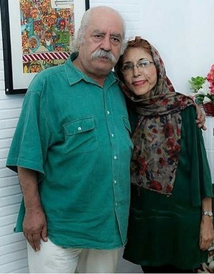 بهزاد فراهانی و همسرش /عکس