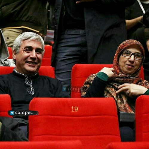 کارگردان معروف در کنار همسرش /عکس