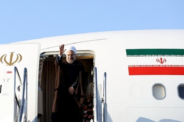 روحانی تهران را به مقصد آکتائو قزاقستان ترک کرد
