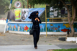 وزش باد شدید و تندباد لحظه‌ای در تهران