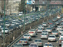 ترافیک نیمه سنگین در آزادراه تهران_ کرج